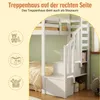 Letto a castello, letto a soppalco, lettino 90x200 cm con Anteprima dell’immagine prodotto 5