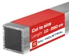 GAL-INDUSTRIAL | Tubo quadrato in alluminio - 35x35x2 mm - Anteprima dell’immagine prodotto 1