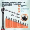 MONZANA® Clé dynamométrique 1/4" 1-25 NM ±3% 18 pièces Voir les images du produit 4
