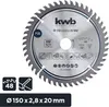 Lama circolare kwb 150 x 20 mm, taglio molto fine, lama Anteprima dell’immagine prodotto 2