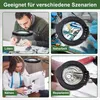 2-in-1 Lupenleuchte, 10-fache Lupe mit Licht und Ständer, 5 Produktbild-Vorschau 5
