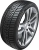 A close-up studio shot of a single car tire mounted on a silver alloy wheel, isolated on a white background. Produktbild-Vorschau
