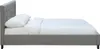 Miliboo - Bett 160 x 200 Stoff Grau gepolstert MARQUISE Produktbild-Vorschau 5
