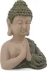 Kunststein Garten-Figur Buddha 24 x 33cm Dekofigur Skulptur Produktbild-Vorschau 4