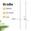 ZMH Wandleuchte Innen Wandlampe LED 60CM Weiß Flurlampe Produktbild-Vorschau 8