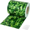 A roll of green privacy screen material with a leaf pattern, partially unrolled. Náhled obrázku produktu