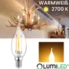 LUMILED 6er Set LED Kerzenlampe BA35 E14 Windstoß Produktbild-Vorschau 6