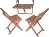 Garden Pleasure Barkeley Balkonhängetisch Eukalyptus braun Produktbild-Vorschau 5