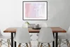 MuchoWow® Gerahmtes Poster Farbe - Pastell - Gestaltung Produktbild-Vorschau 3