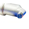 Close-up of a metal device with a blue accent. Produktbild-Vorschau