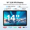 DOOGEE Tab E3 Max VIP Tablet Android 16, 14 Zoll 2,2K, Produktbild-Vorschau 6