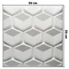 DECCART | 3D-Wandpaneele Honey Weiß | Dekorative Produktbild-Vorschau 2