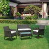 Set di mobili da giardino Jayseuw in 4 pezzi, mobili da Anteprima dell’immagine prodotto 7