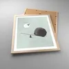 Gerahmtes Poster - Rahmen in heller Eiche - Stein Hebel Produktbild-Vorschau 3