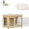PawHut Hundekäfig, Hundehütte für Mittelegroße Hunde, Produktbild-Vorschau 3