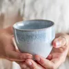 Bloomingville Tasse PAULA PETITE Bleu Blanc Céramique 195 Voir les images du produit 3