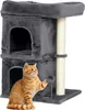A cat is playing with a cat tree. Produktbild-Vorschau