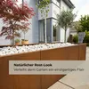 osoltus Pflanzkübel Hochbeet 200x100x43cm Corten-Stahl Produktbild-Vorschau 4