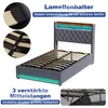 STILVORA Polsterbett 140×200 mit bettkasten,Stauraumbett Produktbild-Vorschau 5