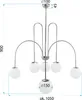 tooLight Hängelampe App1584-6Cp Gold Produktbild-Vorschau 8