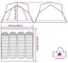 vidaXL Campingzelt 4 Personen Grün Wasserdicht Produktbild-Vorschau 8