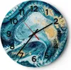 Wanduhr - Rund - Glasuhr - Abstraktion modern - 40x40cm - Produktbild-Vorschau 1