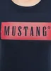 MUSTANG Damen, T-Shirt Alina C Logo Tee, XS, Blau, sport, Produktbild-Vorschau 4