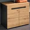 Mobiletto da bagno Canu in grigio basalto e Artisan 63 x 55 Anteprima dell’immagine prodotto 2