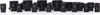 A collection of black socket wrenches on a white background. Produktbild-Vorschau