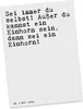 Mr. & Mrs. Panda Postkarte Sei immer du selbst!... - Weiß - Produktbild-Vorschau 1