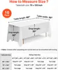SucceBuy 10 x nappe 1778x3048 mm, protection réutilisable Voir les images du produit 5