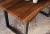 Esstisch 160 x 85 cm Akazie massiv nussbaum Baumkantentisch Produktbild-Vorschau 5