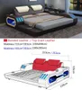 Luxus Design Bettgestell Bett Leder Betten USB luxus Doppel Produktbild-Vorschau 3