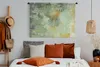 MuchoWow® Wandteppich Wandbehang Ölgemälde grün 150x112 cm Produktbild-Vorschau 4