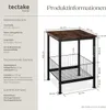 tectake® Beistelltisch Grimsby 40x40x55,5cm Produktbild-Vorschau 6
