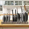 Teleskop Pfannen Organizer 30-59cm Topfdeckelhalter mit 10 Produktbild-Vorschau 4