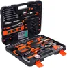 A tool kit laid out in its open case. Produktbild-Vorschau