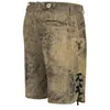 PAULGOS Herren Trachten Lederhose Kurz - HK5 ANTIK - Echtes Produktbild-Vorschau 2