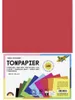 Farebný papier, A4, 130 g, 10x10 listov, FOLIA, rôzne farby Podgląd zdjęcia produktu