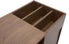 Miliboo - Dunkles Holz Vinyl-Aufbewahrungsbuffet mit Produktbild-Vorschau 6