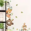 GKA Kinder Türaufkleber GK74 Waldtiere Bär Fuchs Produktbild-Vorschau 3