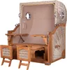 Strandkorb-Set - bene living - Ammersee Grande XL Teak - PE Produktbild-Vorschau 7
