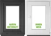 BAU PLAZA Kellerfenster BxH 55 x 80 cm / 550 x 800 mm DIN Produktbild-Vorschau 1
