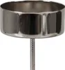 Silberne Teelichthalter Adventskranz Steckbar Ø4cm 8er Set, Produktbild-Vorschau 2