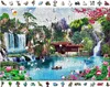 WOODEN CITY puzzle in legno cascate nel giardino giapponese Anteprima dell’immagine prodotto 1