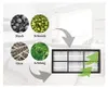 An illustration showing different types of particles and contaminants that can be filtered by a device, leading to a filter unit. Produktbild-Vorschau