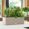 Lechuza Samozavlažovací květináč Cube Color Triple, béžová Náhled obrázku produktu 12