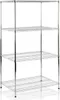 Metallregal Everest | verchromt | 4 Böden | 90x45x160cm Produktbild-Vorschau 12