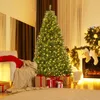COSTWAY 210 cm LED kunstkerstboom, kerstboom met 1570 PVC Productafbeelding-voorbeeld 2