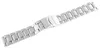 Gliederband Edelstahl Armband in silber, gebürstet, , 20 mm Produktbild-Vorschau 2